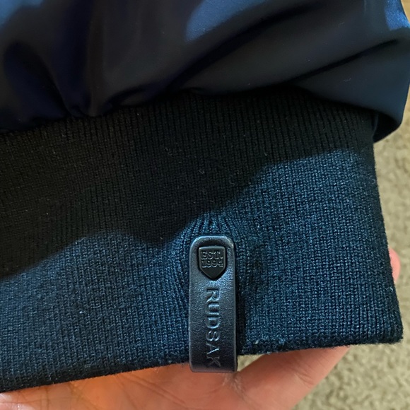 RUDSAK - STEPHAN MEN'S DOWN BOMBER | Navy Blue SIZE MEN S/P WINTER PARKA BOMBER - Picture 15 of 16